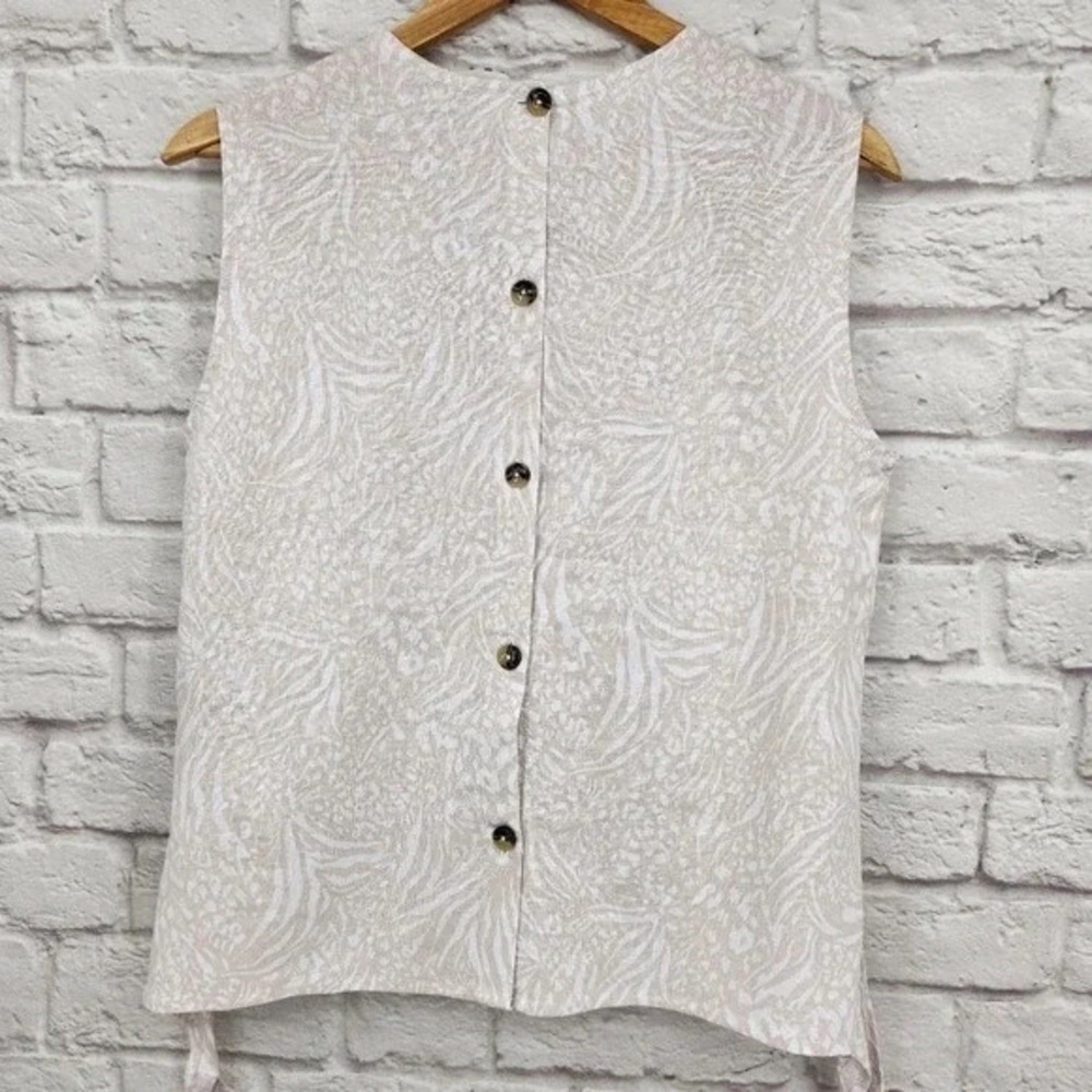 Charlie Paige Cream Boxy Tank Top